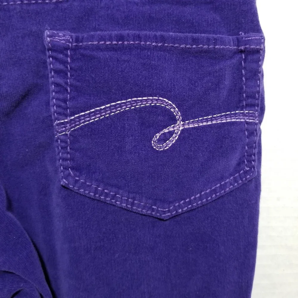 Justice pants 16 1/2 corduroy skinny stretch cords